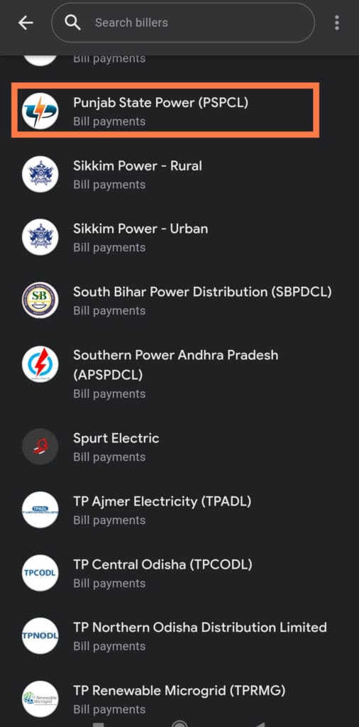 PSPCL BILL PAYMENT PAY ONLINE
